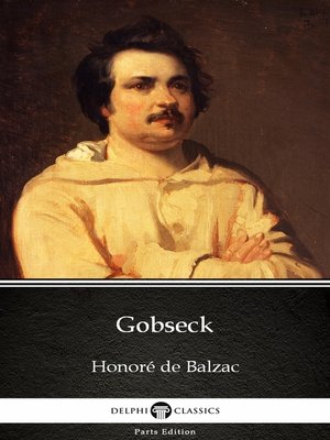 cover image of Gobseck by Honoré de Balzac--Delphi Classics (Illustrated)